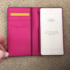 Fossil magnetic phone wallet